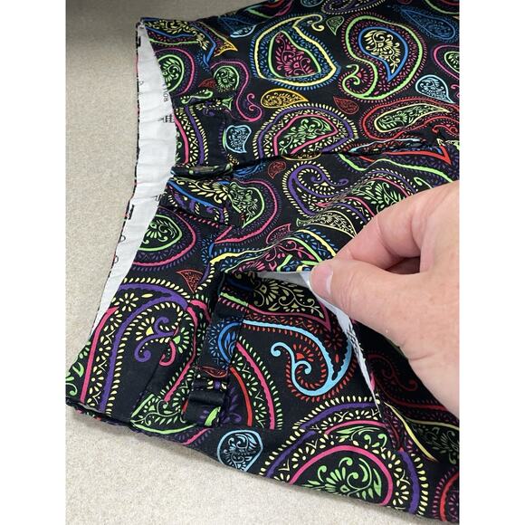 Royal & Awesome Men's Size 32 Paisley Shorts Outdoor Golf Wear -Tee Holder EUC! - Picture 9 of 16